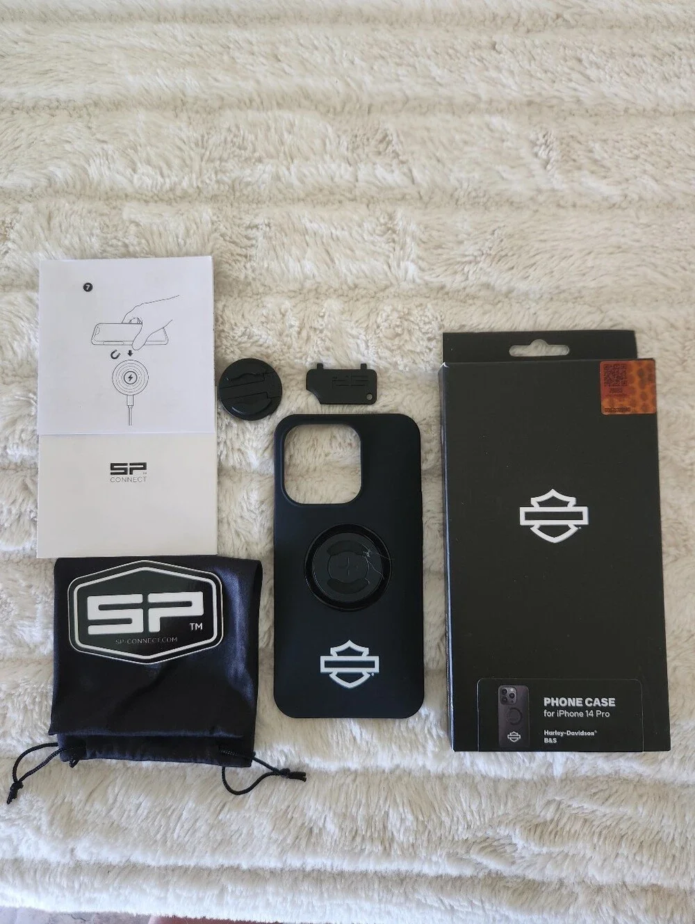 Harley-Davidson B&S SP Connect Black Phone Case for iPhone 14 Pro